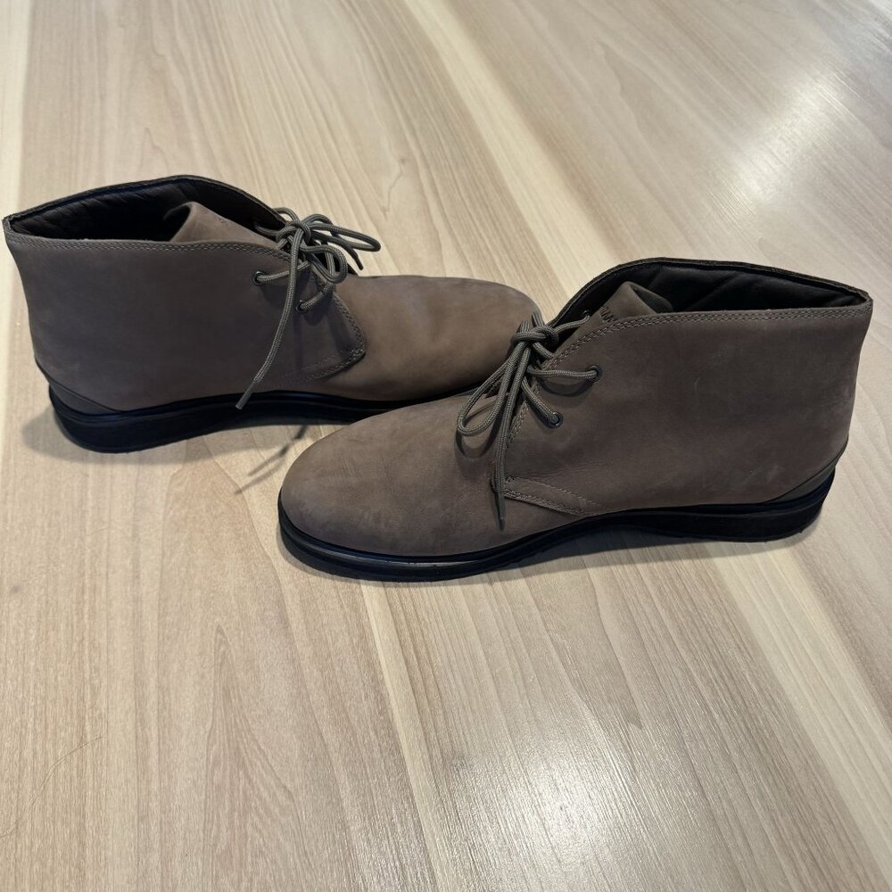 SWIMS Polacco Barry Taupe Leather Classic Chukka Ankle Boots Men's Size 11 - Picture 8 of 8